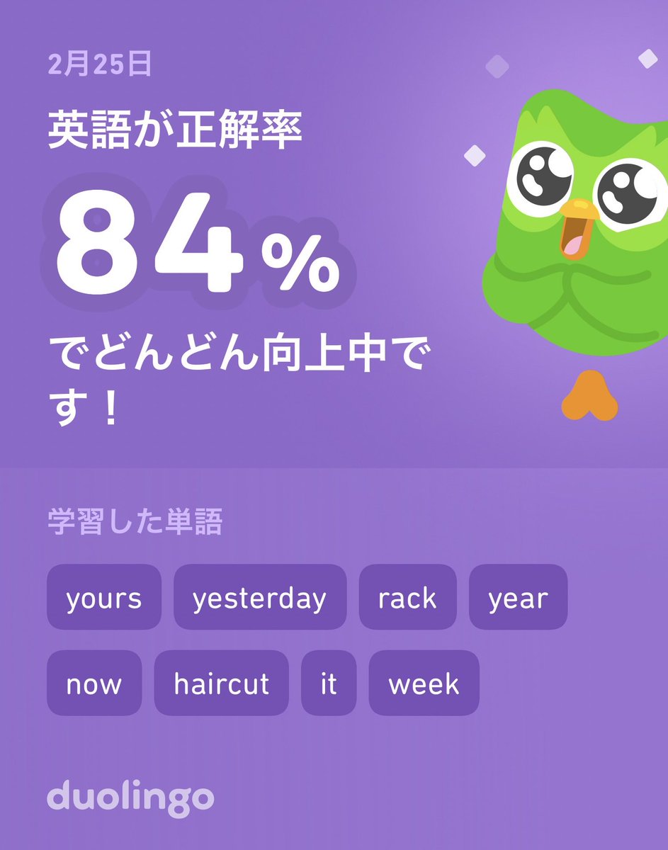 Duolingoで英語を学習中だよ！ゲーム感覚で気軽にできるDuolingoで一緒に学びませんか？