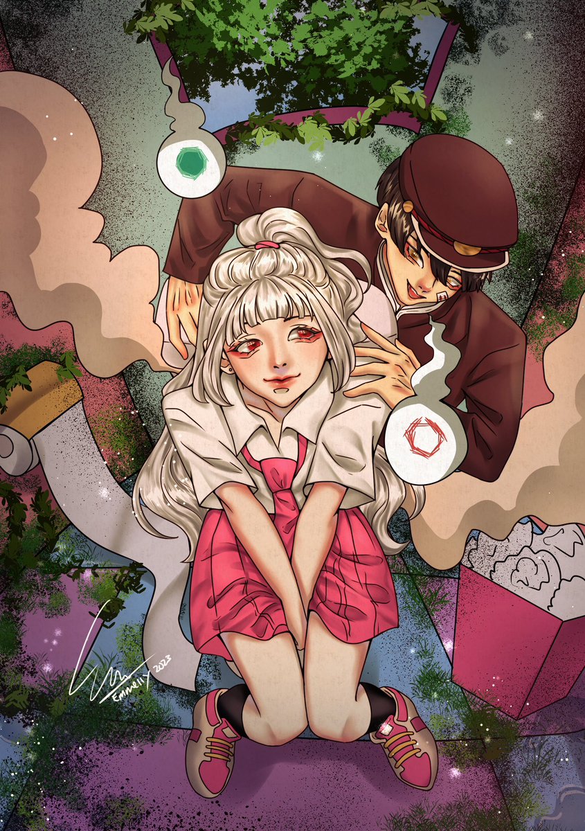 1102Emmelly's tweet photo. My entry for #ABxFC @artist_bestie
My oc ariella x hanako kun di toilet terbengkalai 💀👌💅🏼
#digitalart #fanart #drawings #illusrtationart #hanakokun #toiletboundhanakokun #originalcharacter #toilet #ghost #anime #animefanart https://t.co/bcMZYHNRfE