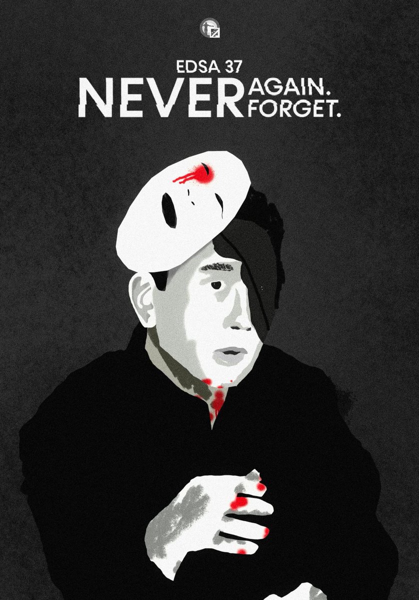 [EDSA People Power Revolution 37] Let the EDSA People Power Revolution stand as a reminder that true power lies with the Filipino people. Defend Democracy! Never Again, Never Forget! #NeverAgainNeverForget #DefendDemocracy #EDSA37 #NasaanSiMarcos