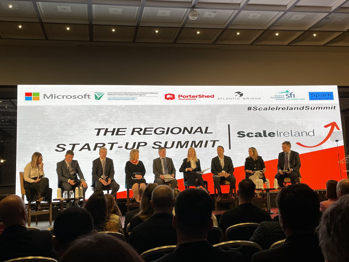 Frank Brennan (@frankrepofwork) on Twitter photo Phenomenal opening panel at the #ScaleIrelandSummit here in Galway. Plenty of work to be done but loads to celebrate 🎉
Fantastic remarks from <a href="/StatesidePortal/">Mary Rodgers</a> “Bring back Regional Accelerators” with follow on from <a href="/LeoVaradkar/">Leo Varadkar</a> “We have budget for this” 🙌🏻 Phenomenal opening panel at the #ScaleIrelandSummit here in Galway. Plenty of work to be done but loads to celebrate 🎉
Fantastic remarks from <a href="/StatesidePortal/">Mary Rodgers</a> “Bring back Regional Accelerators” with follow on from <a href="/LeoVaradkar/">Leo Varadkar</a> “We have budget for this” 🙌🏻