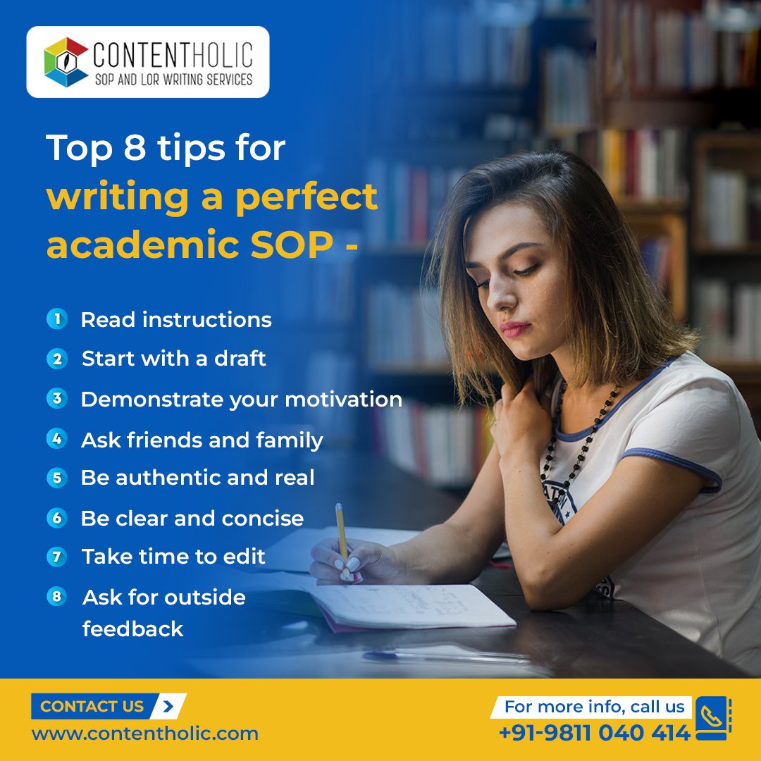 ContentHolic's tweet photo. Top SOP Writing tips from experienced SOP Writers at Contentholic.

#sop #statementofpurpose #sopwriting #sopwriters #sopwritingtips #soptips #tipsforsopwriting #sopwritingservices #professionalsopwriters #bestsopwriters #sopwritingcontentholic #sopwritingservicescontentholic https://t.co/LEjQr5nJ7h