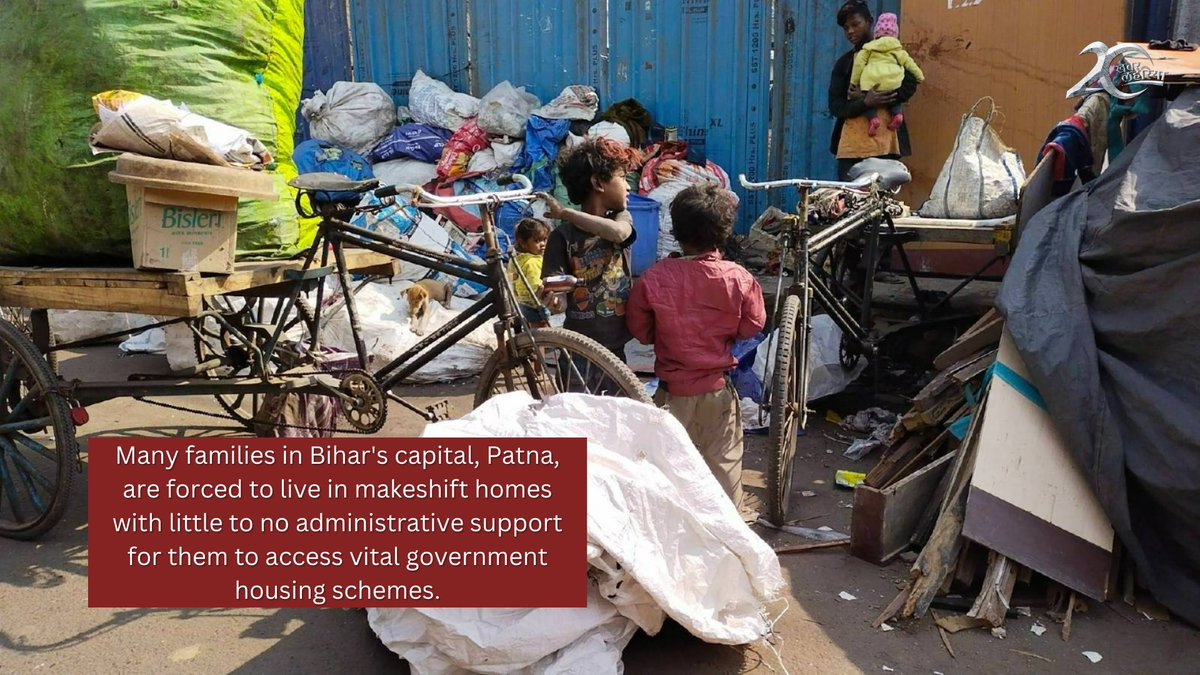 KhabarLahariya's tweet image. Shining a spotlight on Patna’s forgotten residents 

Visit Khabar Lahariya&apos;s YouTube channel to watch the full report: khabarlahariya.org/patna-news-peo… 

#HousingScheme #Underdevelopment
