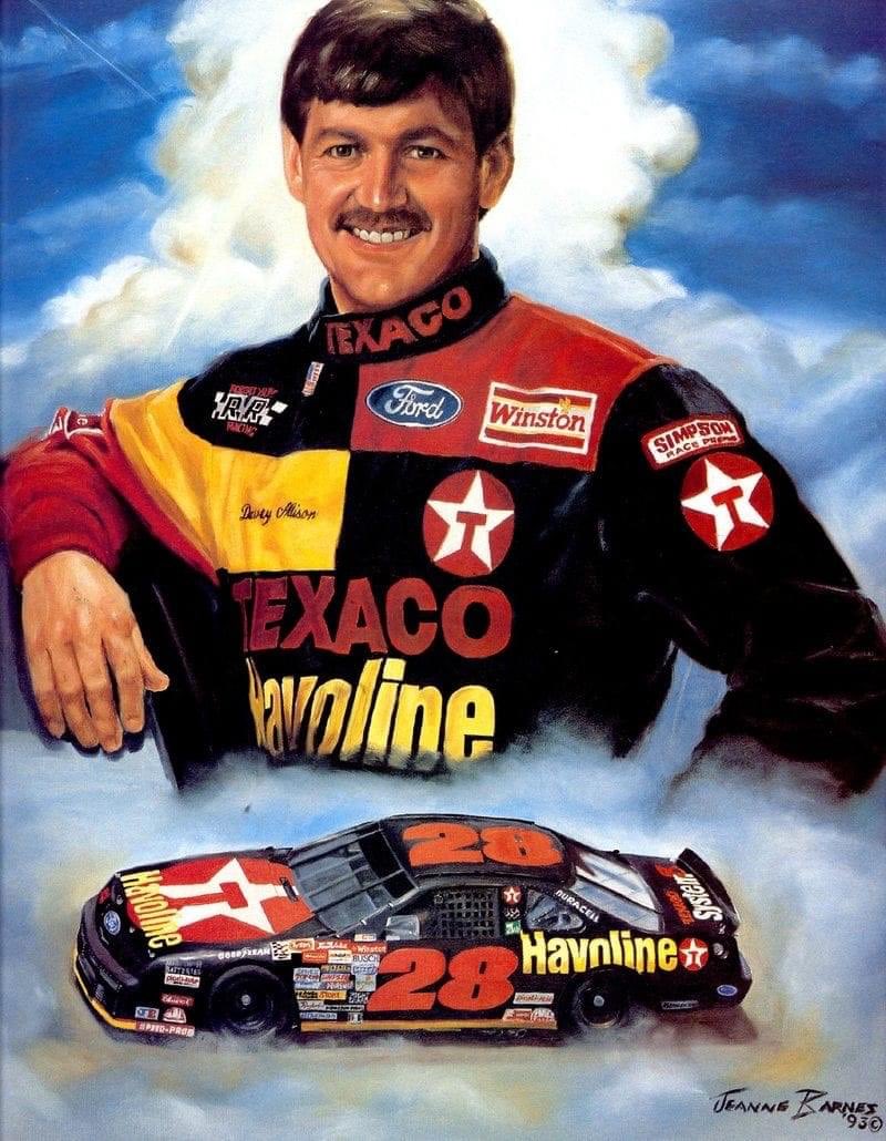 Happy heavenly birthday to nascar legend Davey Allison. 