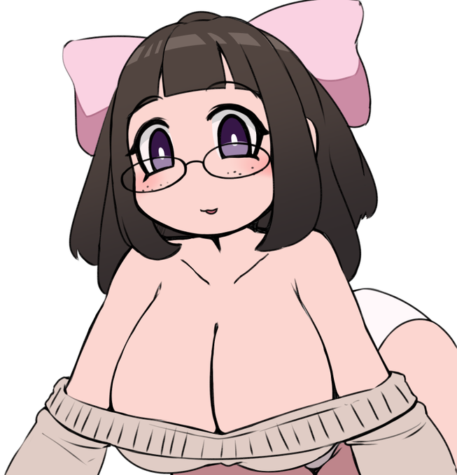 長い乳のしかかり後輩 