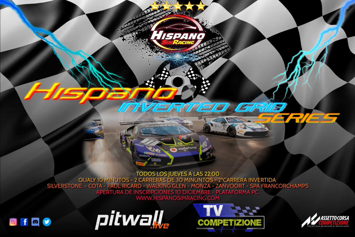 AssettoH's tweet image. FIN DE CAMPEONATO
Acaba el hispano inverted grid series con este podio tan ajustado.
🥇 @arca281 
🥈 @EricCastro92 
🥉 @Victor_MartinR 
Felicidades al podio y sus equipos @SRPracingteam @xbdracing y Inception
Y por supuesto a toda la parrilla.
Os esperamos el 9/02/23 en el 7X7