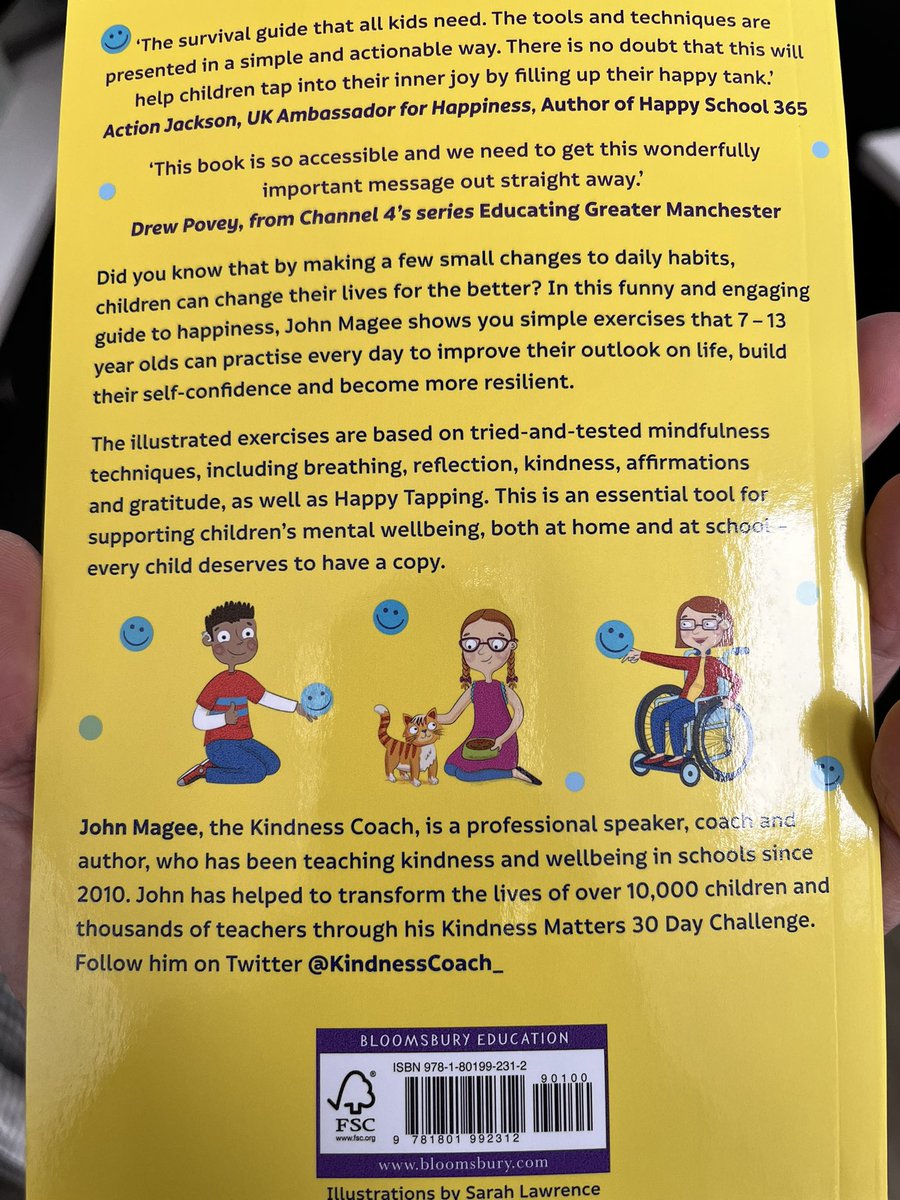 As I know <a href="/KindnessCoach_/">John Magee 🇬🇧UK Kindness Schools' Ambassador</a> &amp; love his positivity, I am looking forward to reading The Happy Tank, out Thursday. Thank you <a href="/BloomsburyEd/">Bloomsbury Education</a> as I know this book will be a great support for children’s emotional &amp; mental wellbeing. Out this Thursday 📖