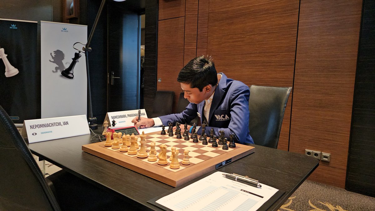 ChessBase India on Twitter "In the final round of the WR Chess Masters