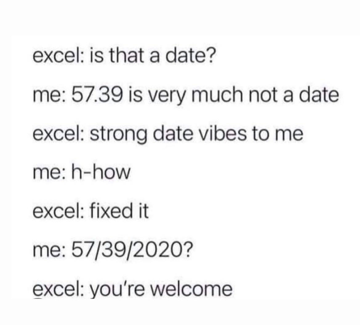 memes.xlsx (@excelhumor) on Twitter photo 