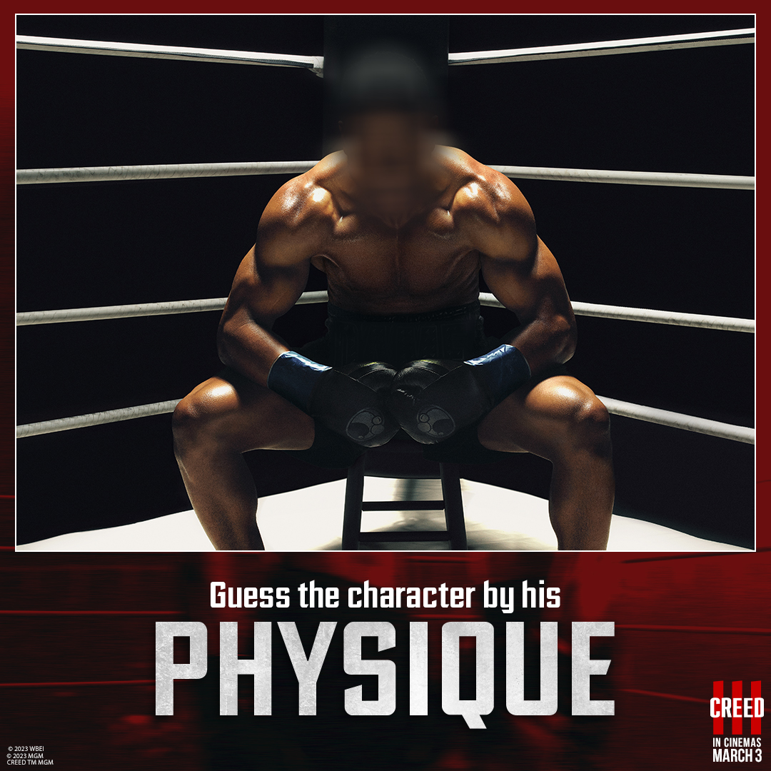 WarnerBrosIndia's tweet image. #Question4 of the #Creed3ContestIndia

Chiseled by passion, these bodies are built to endure even the hardest of hits! 🤜

Participate and stand a chance to win exclusive screening tickets to #Creed3! 

Rules in the comments below.

#ContestAlert