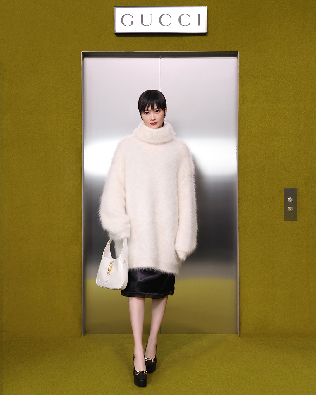 Gucci white cheap turtleneck