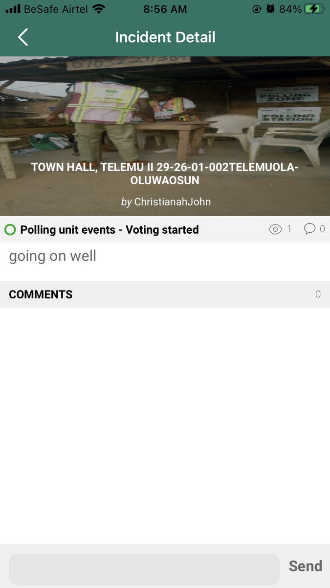 Live from Sokoto state, 
Did you know that the first few hours are critical during the elections and you don’t need to wait. Zabe keeps you updated.
Download Zabe now

apps.apple.com/us/app/zabe-el…

play.google.com/store/apps/det…

#monitoryourvotes #zabeem #zabe #electionmonitoring