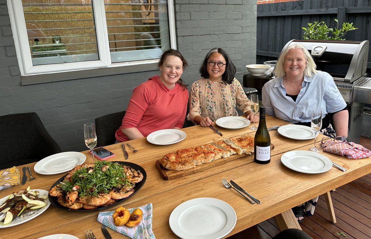 tham_lab's tweet photo. Wow this was so much fun! Thank you @gl_alisa for showing me how to prepare fresh abalone and @DMS_MelC for cooking the most amazing seafood extravaganza meal 🍤 🐚 so nice share food with #StructuralBiologist #WomenInSTEM @WEHI_research @MIPS_Australia https://t.co/bsj7il3JEo