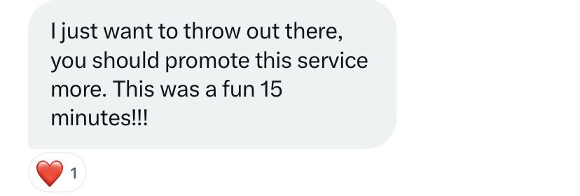 reviews from the open conversation reading 🫶🏻