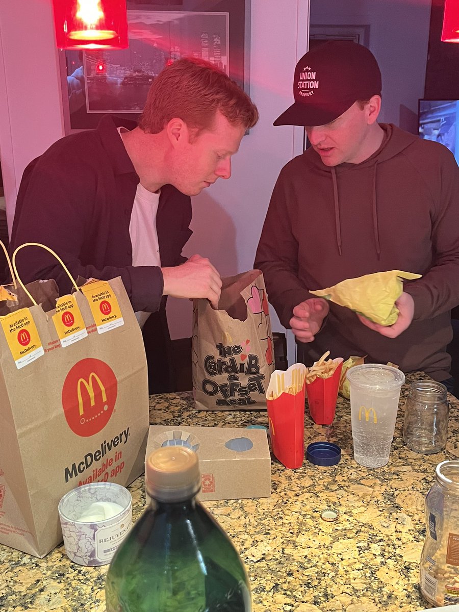 Boys are super excited to try the Cardi meal. Stay tuned…..