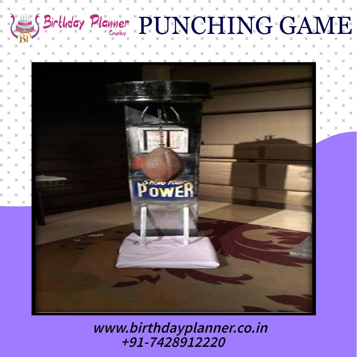 *Punching Game*

..

Our company provides all types of games for a birthday parties.

....

For more visit:- birthdayplanner.co.in 

..

#gamecollection #gamedesign #game #gamer #punchingmachine #punching 

.

.

.

#birthdayplannercompany