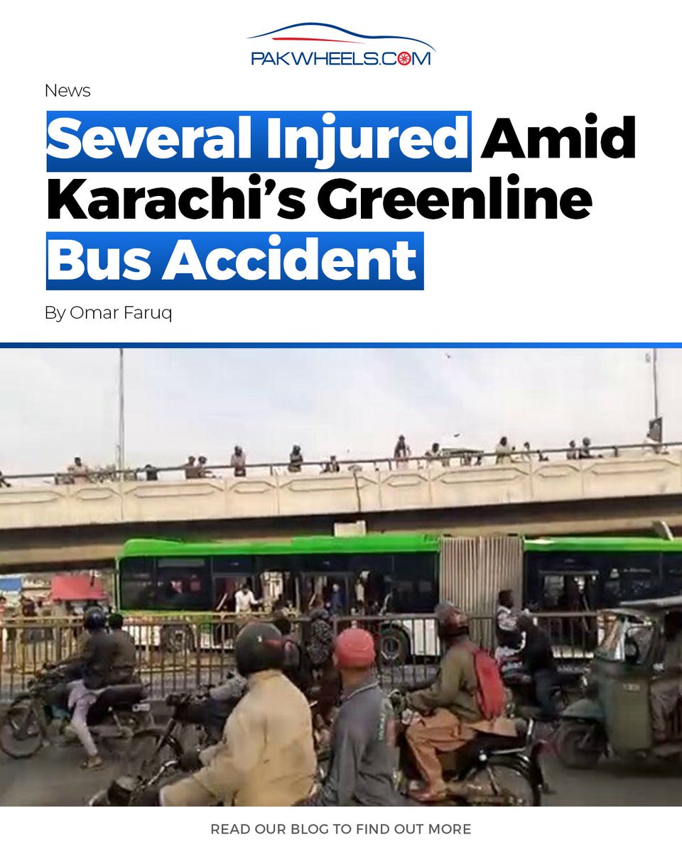 PakWheels's tweet photo. Karachi’s transport is again in the headlines after Green Line Bus Service in the city faced a calamity.
Read the blog: https://t.co/OWvcTNtIJy
#pakwheels #pwblog #greenlinebus https://t.co/7bbprFCezL