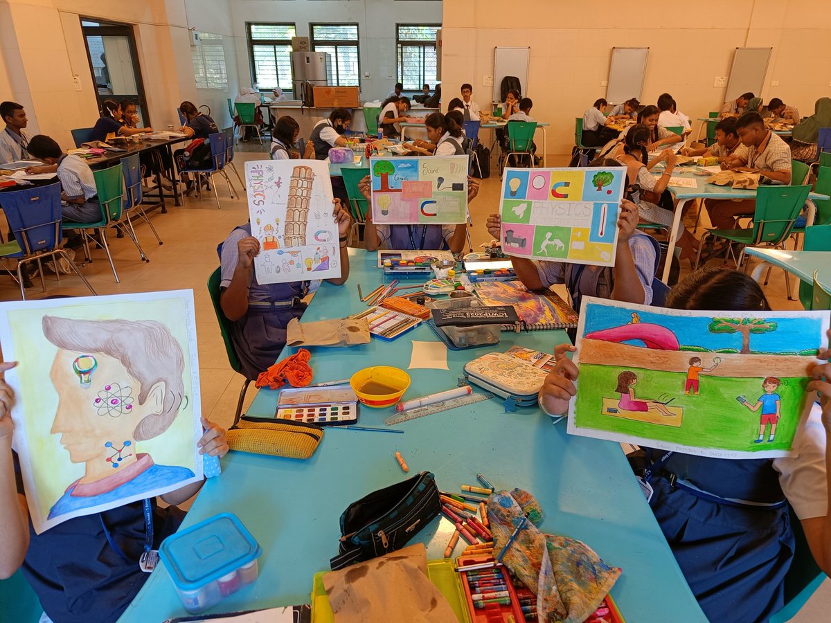 HBCSE_TIFR's tweet photo. A satellite event of ICWIP2023- drawing competition for school-children held at HBCSE Today with 120+ participation.
#ICWIP #Internationalevent #womenInPhysics https://t.co/rMIOUsewIq