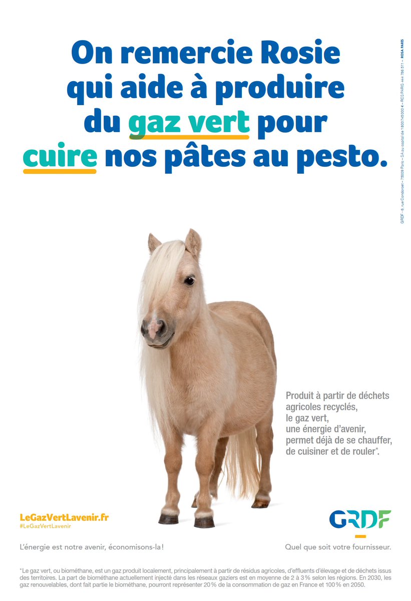 🗞 #CP #Presse
Découvrez la nouvelle campagne de #GRDF et de son agence <a href="/ROSAPARISagency/">ROSA PARIS</a> à l’occasion du #SIA2023.
➡️ cutt.ly/a8y7Lf4 
#GazVert #Agriculture #BioGNV #EnR #Energie #TransitionEcologique