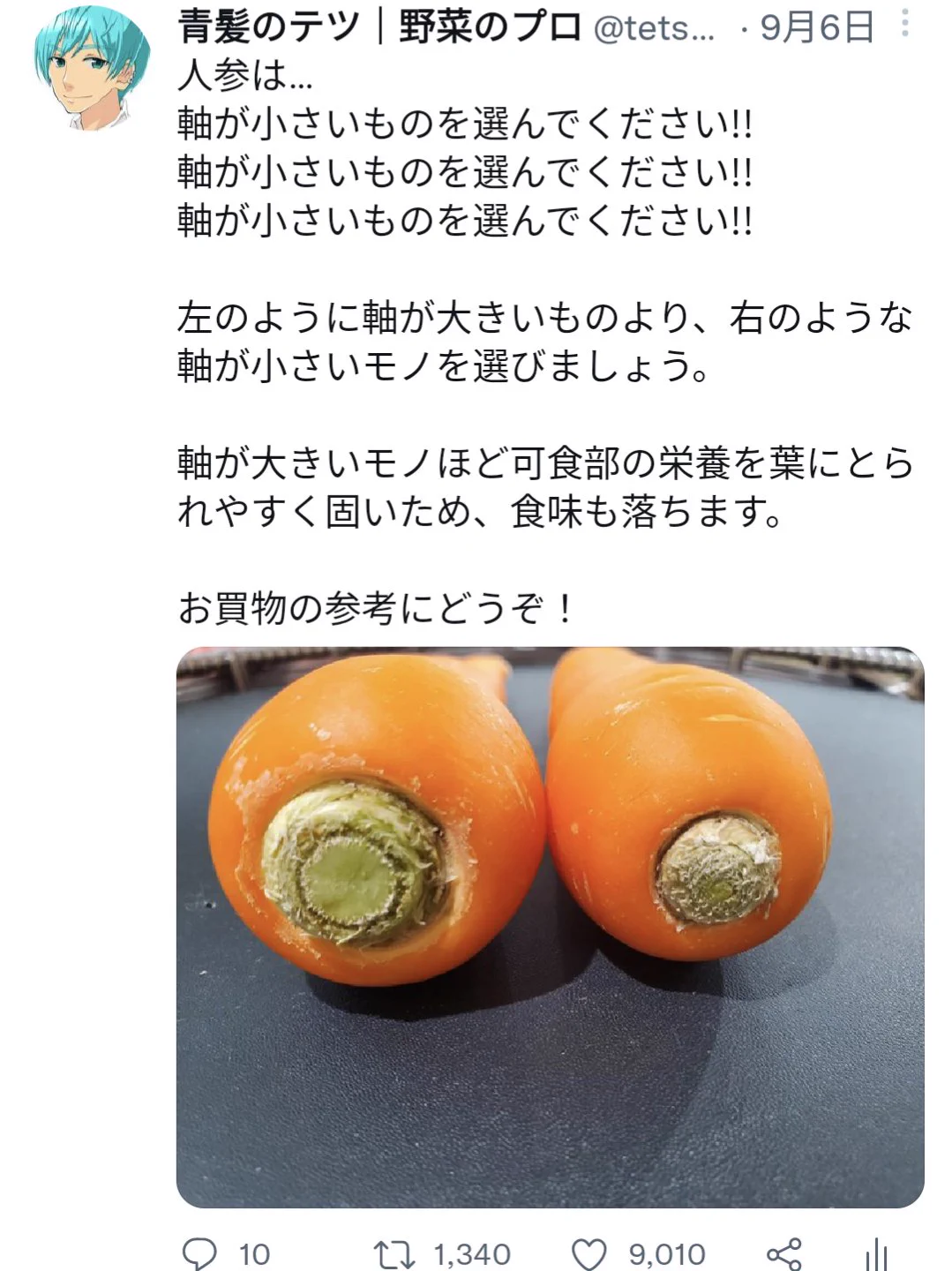 八百屋に何かの恨みが？内容は有益なのに盛大に誤字で話題！