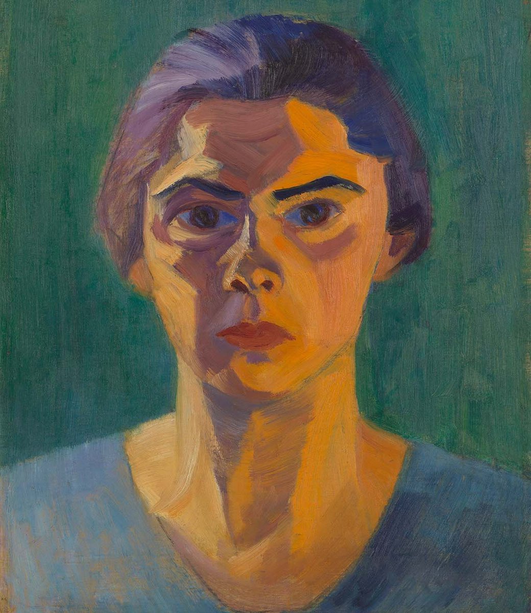 🎨 Talent, ambitie en vernieuwingsdrang.

Dat typeert de 24 vooruitstrevende Nederlandse vrouwelijke kunstenaars waarvan de <a href="/kunsthal/">Kunsthal Rotterdam</a> Rotterdam 100 schilderijen laat zien in 'Vrouwenpalet 1900-1950', zoals dit zelfportret door Lou Louber uit 1921: museum.nl/nl/kunsthal-ro…