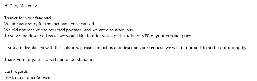mrchic2002's tweet photo. @HekkaO are you seriously offering me 50% because you employed a courier service that could not find a huge building that has deliveries every day to it, NOT my responsibility I provided full details and contact numbers. https://t.co/BCu2HM1tEq