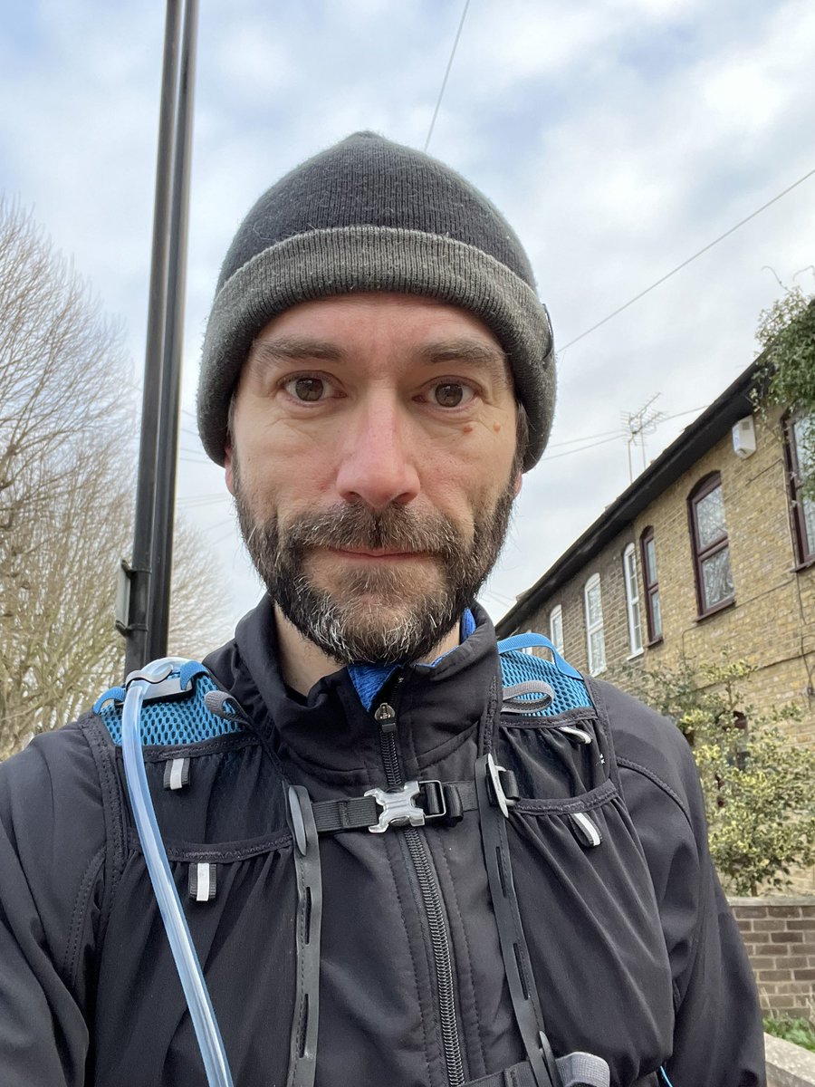 First #parkrun in years and off to Mile End Park. All part of training for #londonmarathon23 raising funds for sands.org.uk Only eight weeks to go. Gulp.