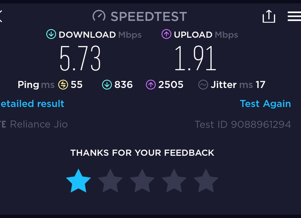 DevshiNanji's tweet photo. Very bad network in Thane near tikujini wadi got tired no internet no calling I am wasteting my money by recharge jio https://t.co/je3F6XjTpV