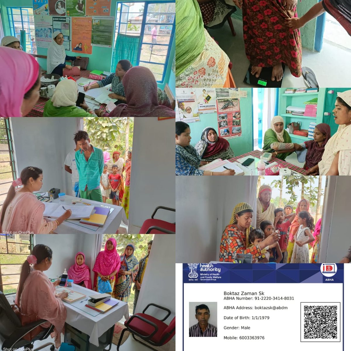 The health providers are giving their all for the health & wellbeing of the people. Health activities like:ANC clinic with NCD & TB screening, ABHA ID Reg & Tele-consultation was organized at Belbari HWC #WestGaroHills #AyushmanBharatHWCs @MoHFW_INDIA @USAID_NISHTHA @AyushmanHWCs