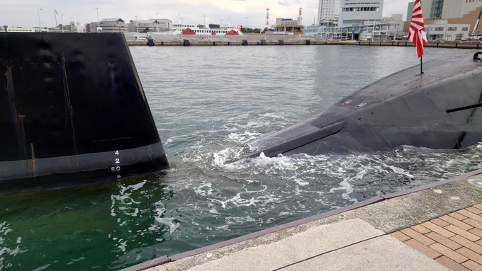 潜水艦「#まきしお」サンポート高松来港 その2 