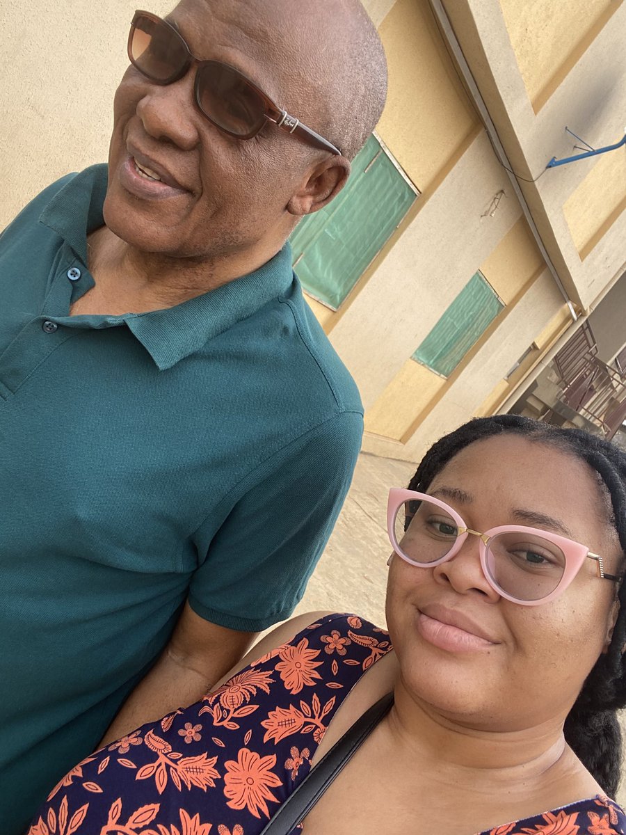 My dad is visually impaired but this is me taking him to the polling unit. We are taking back our country. #proudlyobidient #NigeriaDecides2023