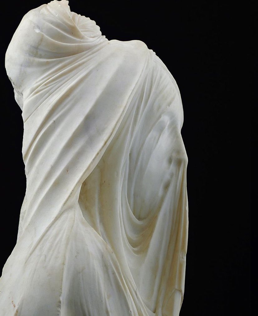 AcademiaAesthe1's tweet photo. "The Veiled Woman" by Italian sculptor Antonio Corradi. https://t.co/PIrFW6NXj2