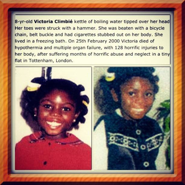 BlackHistoryStudies on Twitter "8 year old Victoria Climbe died of