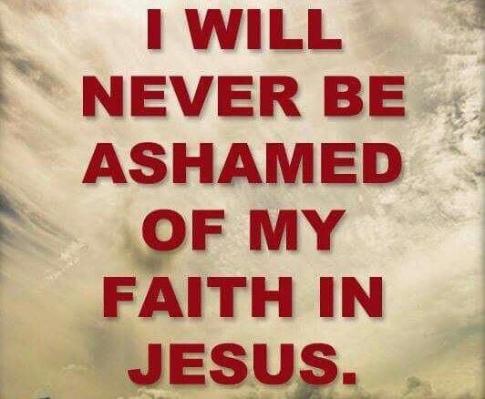 For the Scripture saith, Whosoever believeth on Him shall not be ashamed. - Romans 10:11