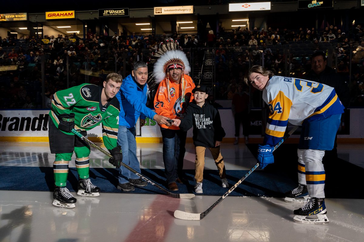 What a night 🧡

Thank you Mental Health and Wellness out of Beardy’s and Okemasis Cree Nation for coming out to last night's game!