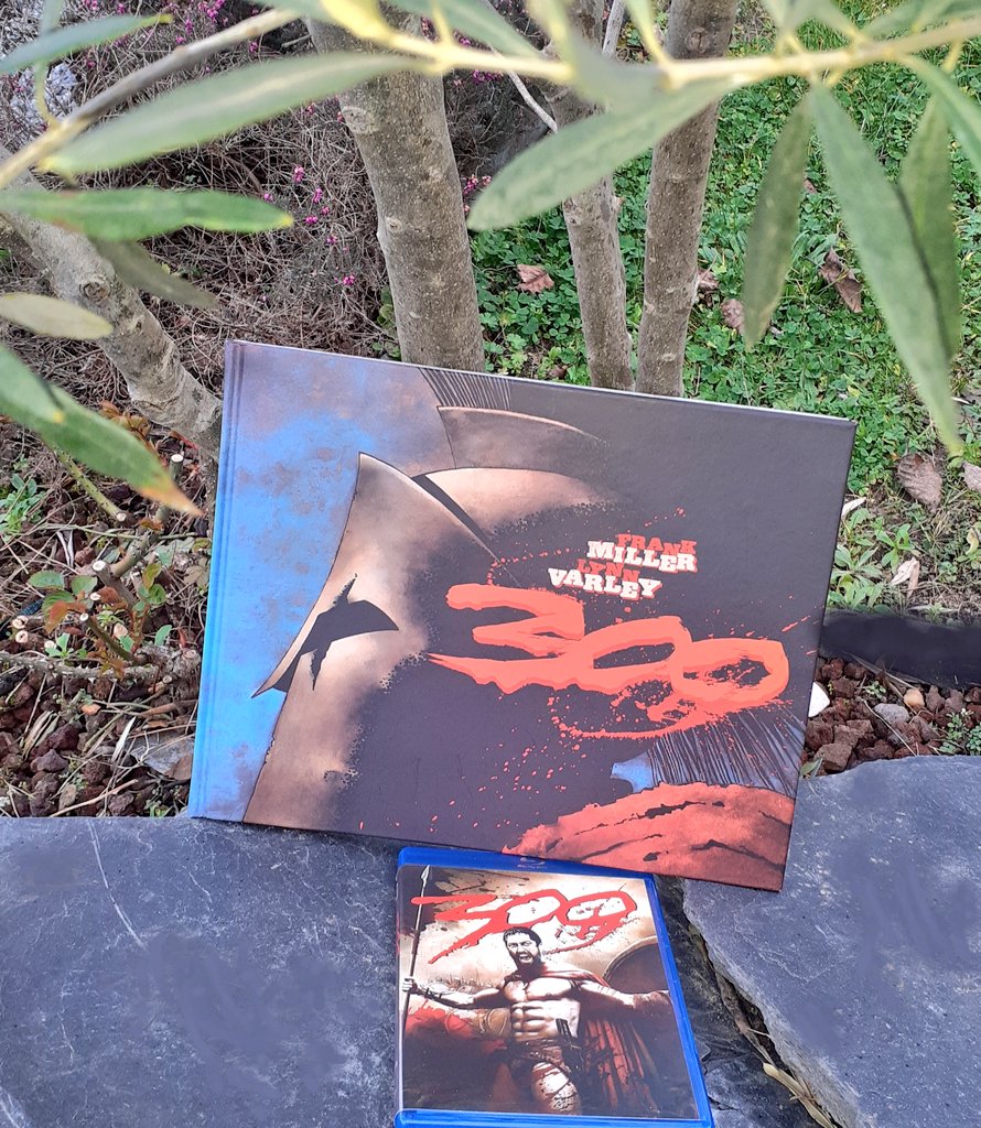 fisto_sr's tweet photo. 📚🇬🇷⚔🛡🏹💥🩸
"This is...chez moiiiiiii!"
#WeekEndComics en mode Relecture! 
Je crois ne l'avoir lu que 2fois dans ma vie il y a longtemps. Je marche donc vers les "Portes Chaudes" avec les"300"de @FrankMillerInk &amp; Lynn Varley aux éditions Rackham pour @DarkHorseComics.
#The300 https://t.co/hIs6hF1noy