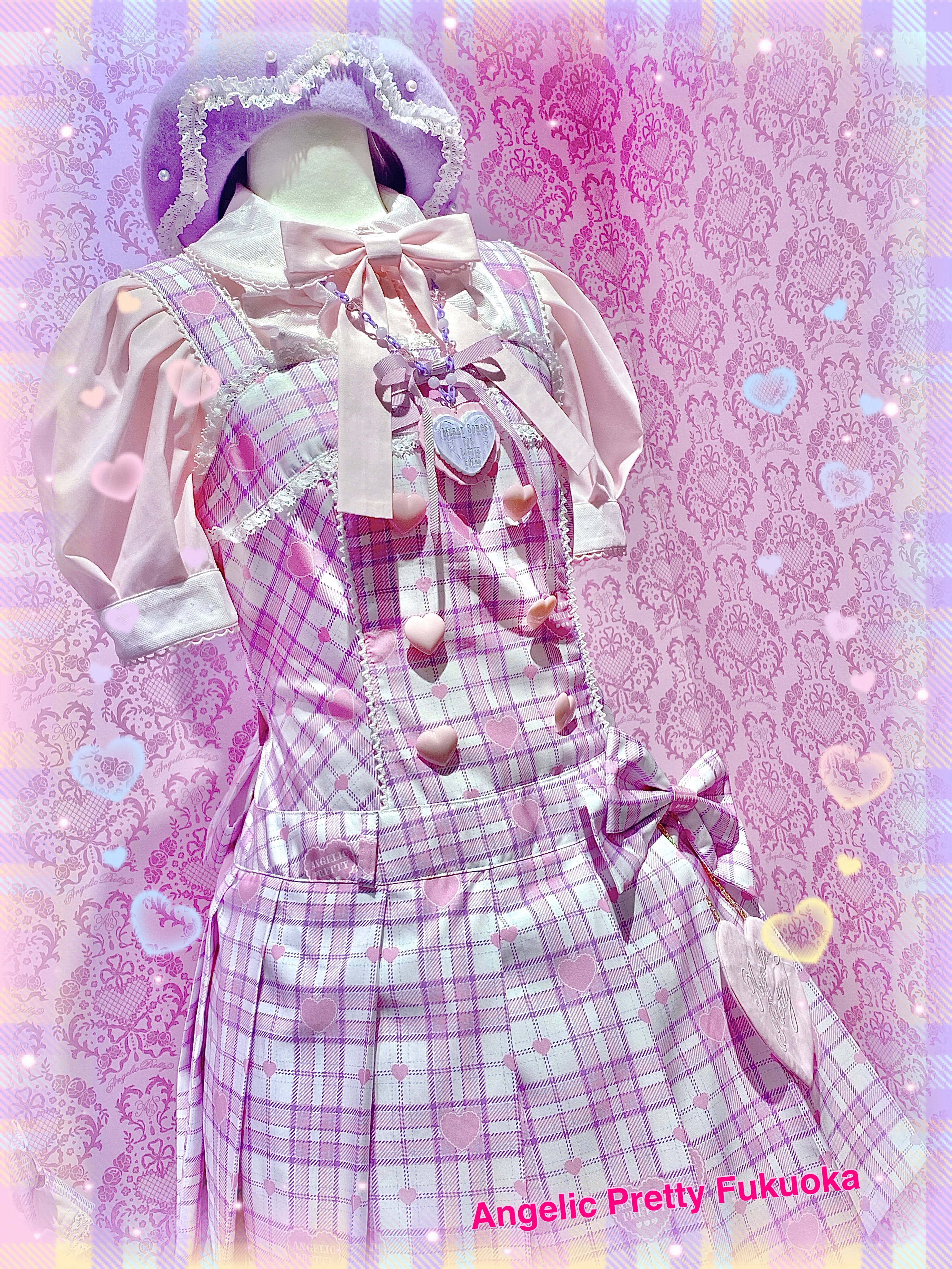 ワンピース Angelic Pretty Sprinkle Heart Tartan JSK Angelic Pretty福岡店 on X: 