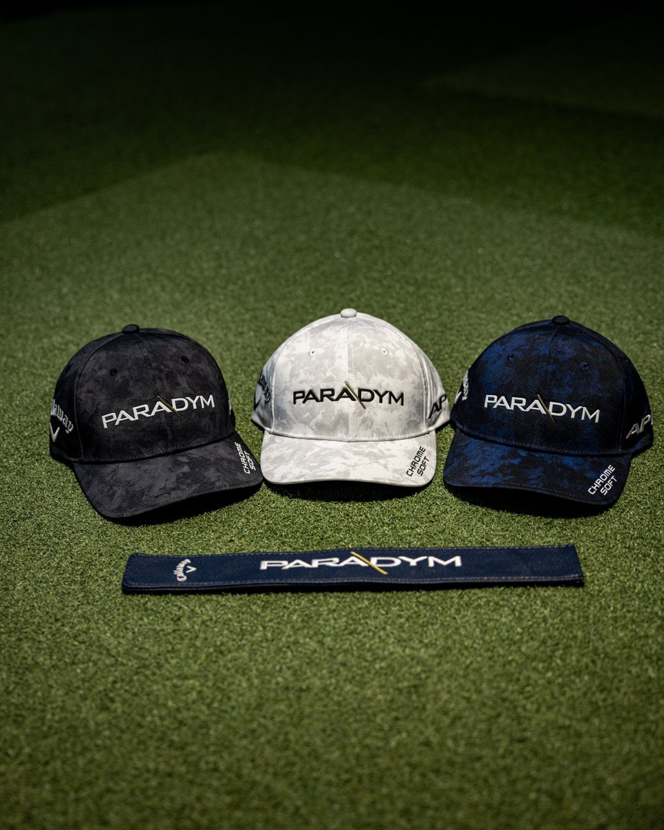 🧢GIVEAWAY🧢 To celebrate the new #Paradym being available to buy from your nearest #Callaway Retailer, we're giving you the chance to win 3x Paradym Caps and a Paradym Alignment Stick cover. To ENTER, simply... 🔹 RETWEET this tweet 🔹 FOLLOW @CallawayGolfEU Good luck! 🤞