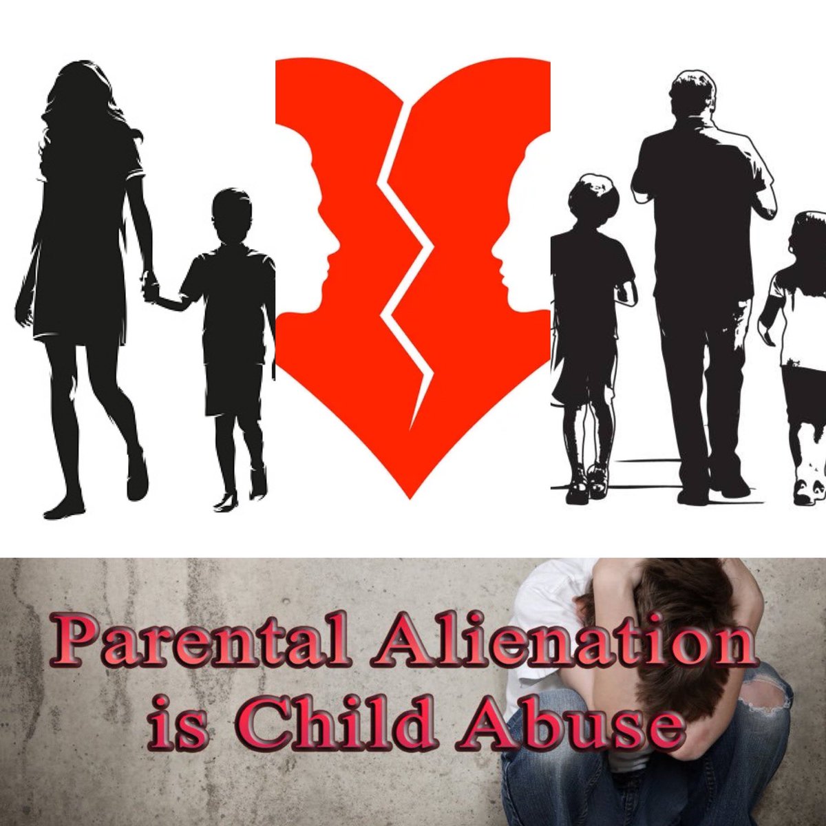 #ParentalAlienation is #ChildAbuse.
Know the signs. Speak out. End the abuse.