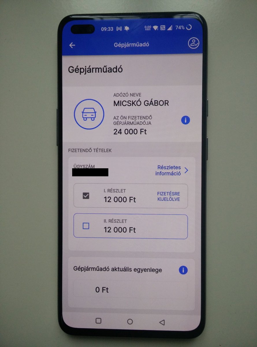 gmicsk0's tweet image. Én így fizetek gépjárműadót 2023-ban! #worksforme