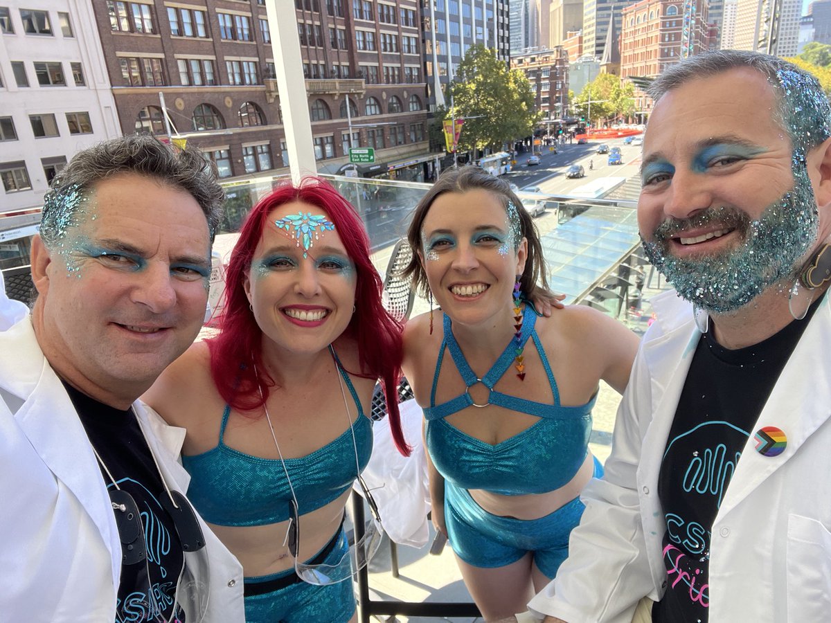 DrLarryMarshall's tweet image. It’s not a Team @CSIRO event if I’m not exercising the selfie arm 🤳

#GeekOut #TeamCSIRO #WorldPride #SydneyWorldPride