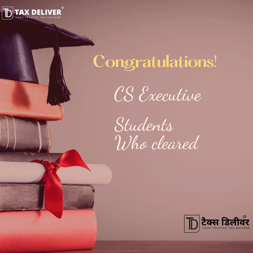 TaxDeliver's tweet image. Congratulations 🎊🎊🎊
#CS #icsi #csstudents