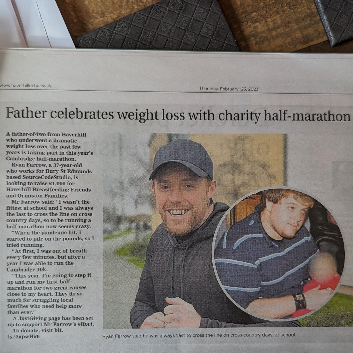 SrcCodeStudio's tweet image. Our fundraiser has hit the press! ⭐⭐⭐⭐⭐

Check out our article in the Haverhill Echo 👀

Spare 2 minutes and donate the price of a coffee!

It all adds up! Our amazing 22 supporters so far have raised £435.

Hit the link below 👇

pulse.ly/1a41fmn5xk

#Charity #Donate