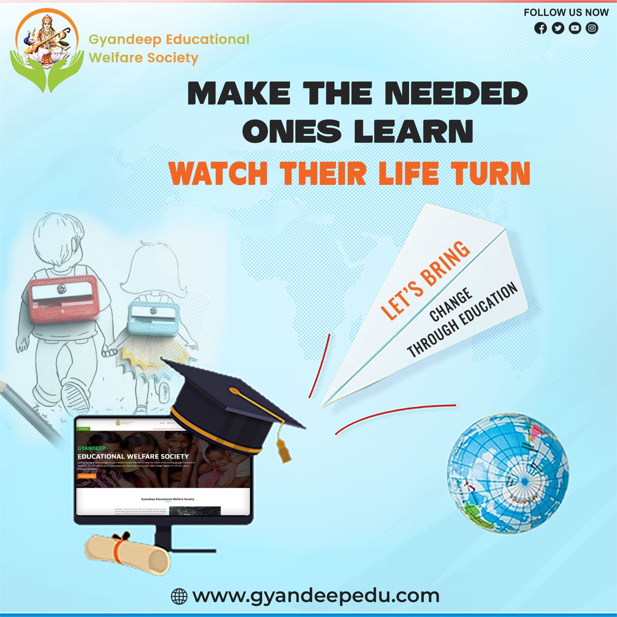 DeepWelfare's tweet photo. Learning Is An Asset That Never Gives Up Its Value. Do You Want To Help The Underprivileged? 
.
Visit The Link in Our Bio &amp; Become A Part Of Our Community! 🙏
.
.
.
#gyandeepeducationalwelfare #gyandeepeducation #educationforall #educated #ChildrenDevelopment #Children https://t.co/ggnG5iusJ8