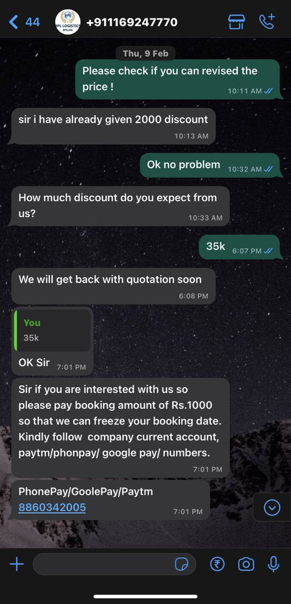 sonam_chhetri04's tweet image. however they gave quote of 35K. The Cargo Truck is untraceable and I&apos;ve been given dire consequences statement in case of non-payment of the ransom amount.
Please @CPDelhi @DelhiPolice @Nodalofficer_NE @jagograhakjago  help me from this scammer and harassments.