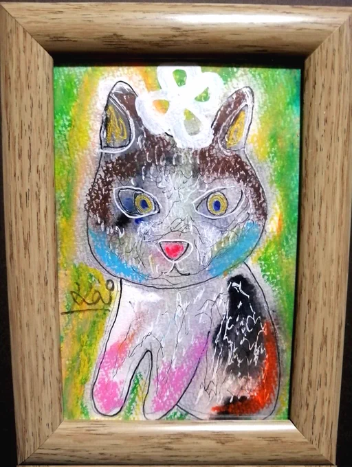 ネコ描いてみた 