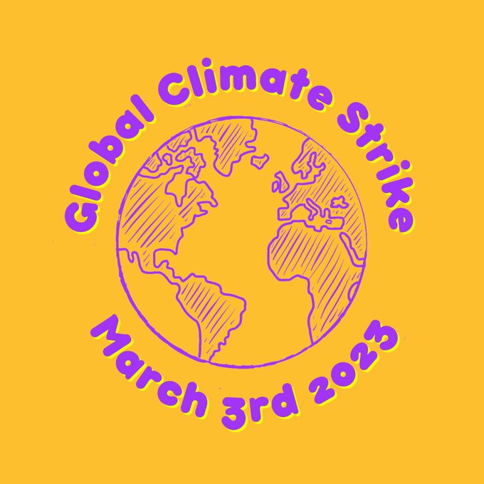 Dear World,
Let’s together join in 3rd March and act against climate change And act before it’s too late.#TomorrowIsTooLate #FridayForFutureIndia #GlobalClimateStrike2023 #GretaThunberg