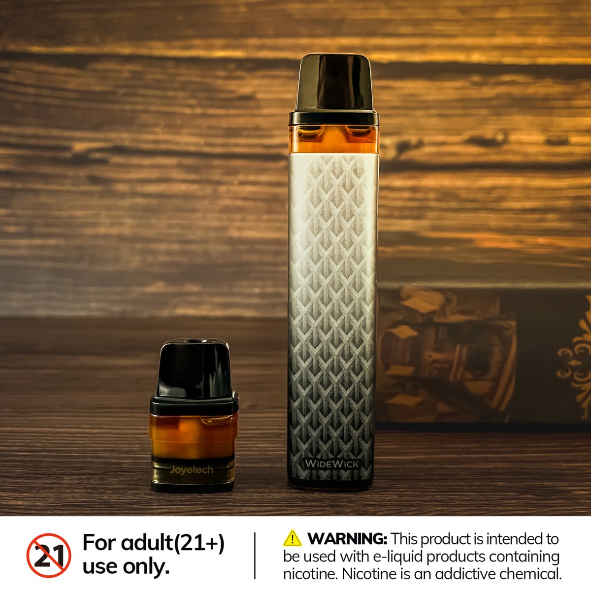 JoyetechClub's tweet photo. Let WideWick fuel your passion.❤❤
·
WARNING: This product is intended to be used with e-liquid products containing nicotine. Nicotine is an addictive chemical. For adult(21+) use only.
·
#Joyetech #vaping #mtl #penvape #vapeon #cartridges #widewick https://t.co/8LQr74cVgt