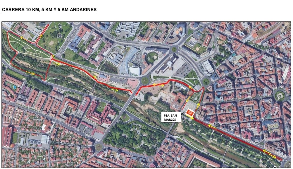 ⚠️ Con motivo de la Carrera <a href="/EntreculturasLE/">Entreculturas León</a>, esta tarde el tráfico rodado y de peatones se verá restringido entre las 17:30 y las 20:30 h, aproximadamente, en el entorno de San Marcos, aunque gran parte del recorrido transcurre por vías peatonales y carril bici #LeónEsp