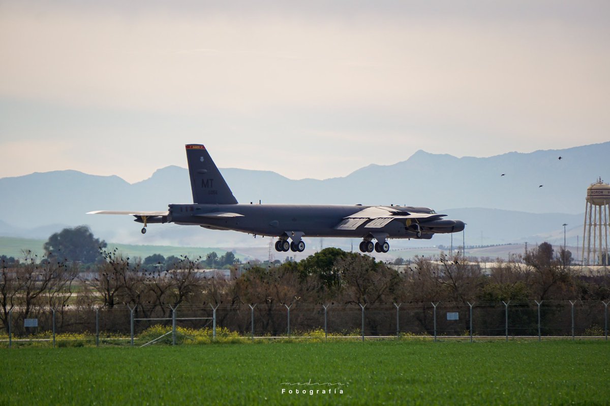B-52 aterrizando en Morón procedente de Minot (EE.UU.).
🗓️24/02/23