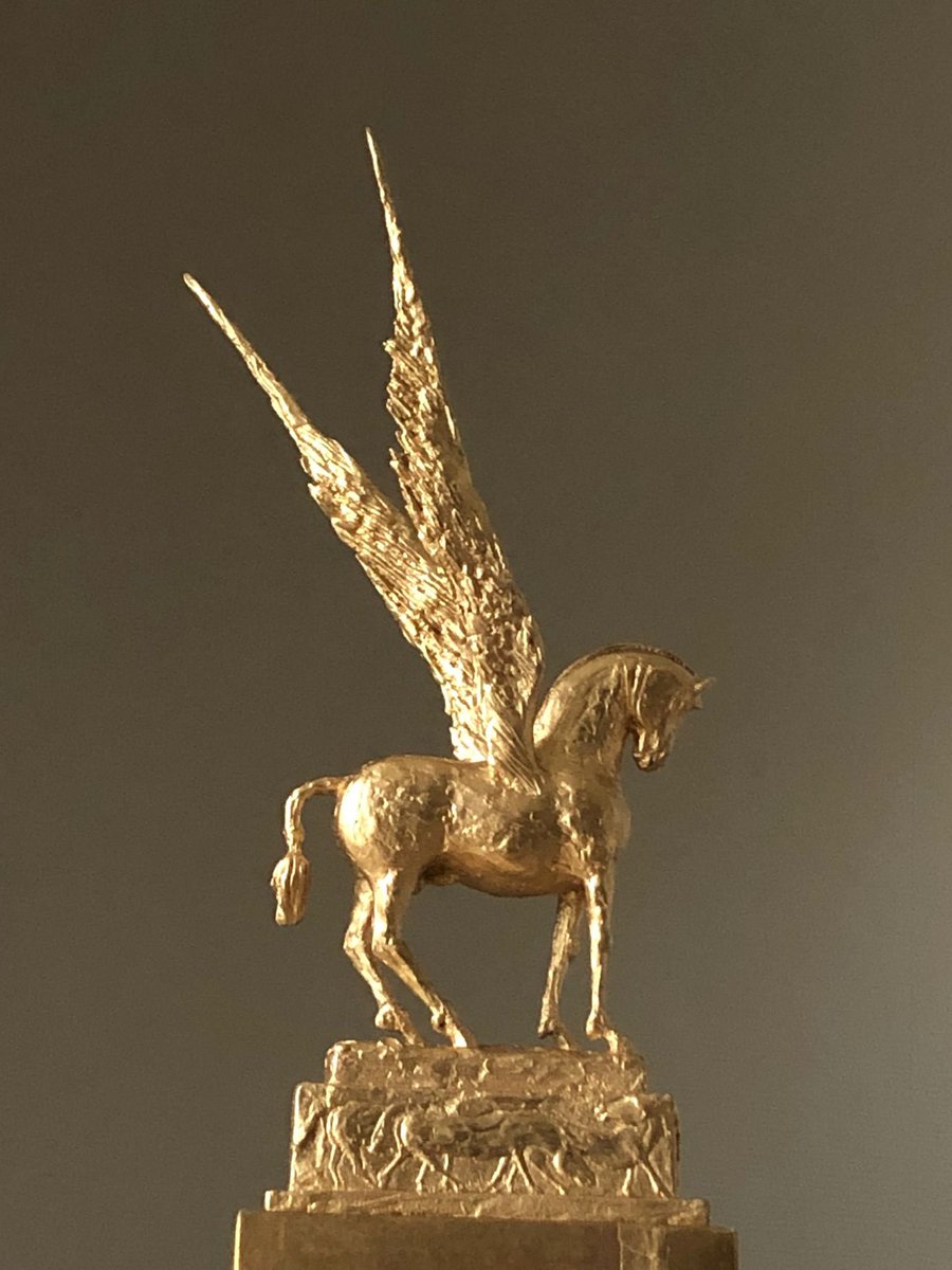 ArtleverA's tweet photo. AMRI AMINOV
PEGASUS. https://t.co/FUCe9zw7Ow Pegasus, bronze, gold 24 carat. 42x28x12 cm. Oak stand 52 cm high. A.Aminov's sculptures are presented in numerous private collections in the USA, Canada and in the main capitals of Europe and Southeast Asia. https://t.co/XJvspYFdU5